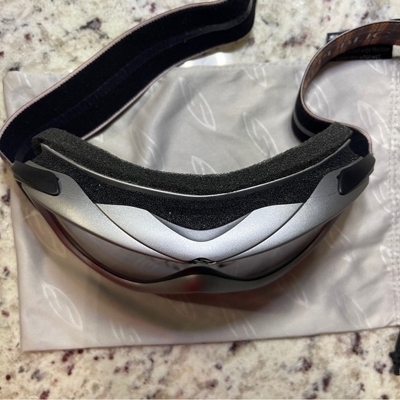 RARE Smith Optics X Banana Republic Ski Goggles Amber Lens Plaid Strap 2011 BR - Picture 7 of 11